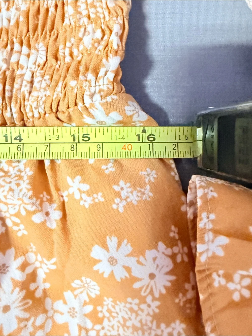 Dokotoo Yellow Floral Smocked Long Sleeve Tiered Midi/Maxi Dress size Large